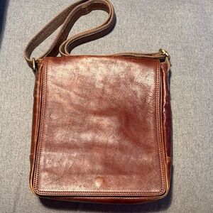 Brown Leather Crossbody Bag